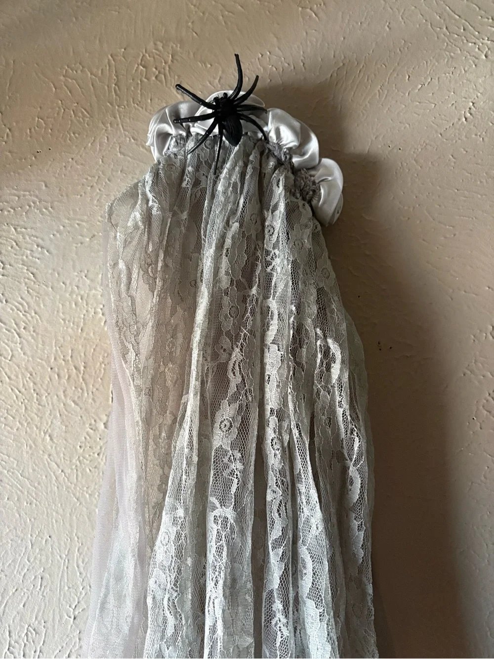 Dreamgirl Girls' Silver Gray Ghost Bride Costume